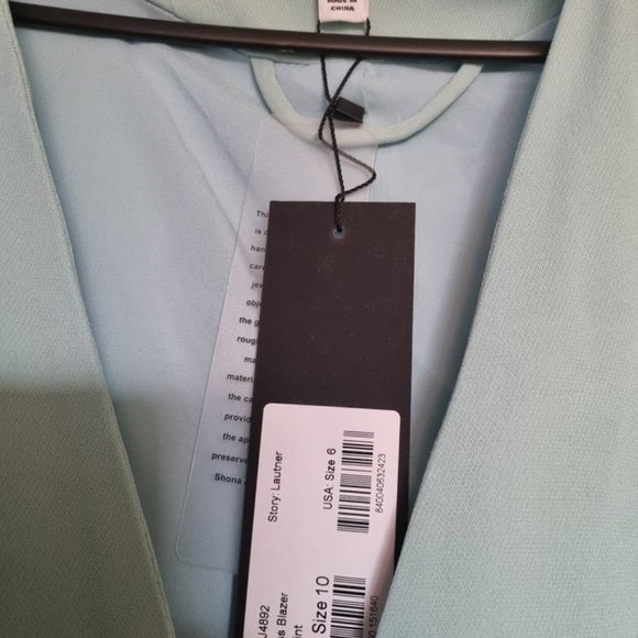 Shona Joy Lautner Blazer - Spearmint AU10 BNWT - Picture 2 of 7
